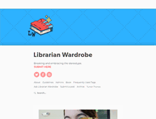 Tablet Screenshot of librarianwardrobe.com